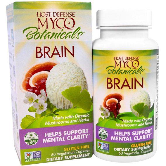 Комплекс для профилактики работы головного мозга Fungi Perfecti MycoBotanicals Brain 60 вег. капс. (FPI-03862)