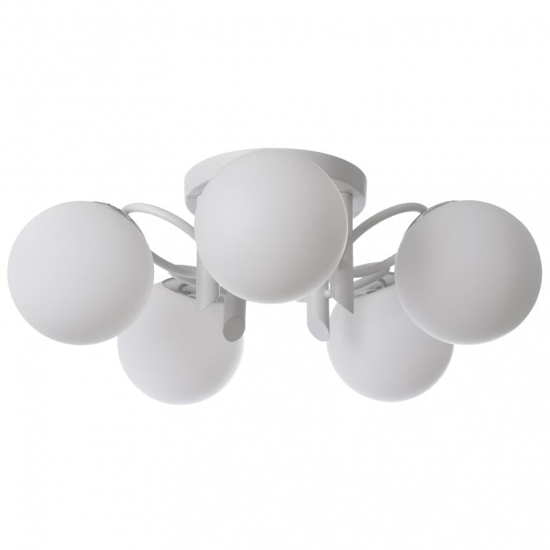 Люстра потолочная молекула Brille BL-424S/5 E27 WH