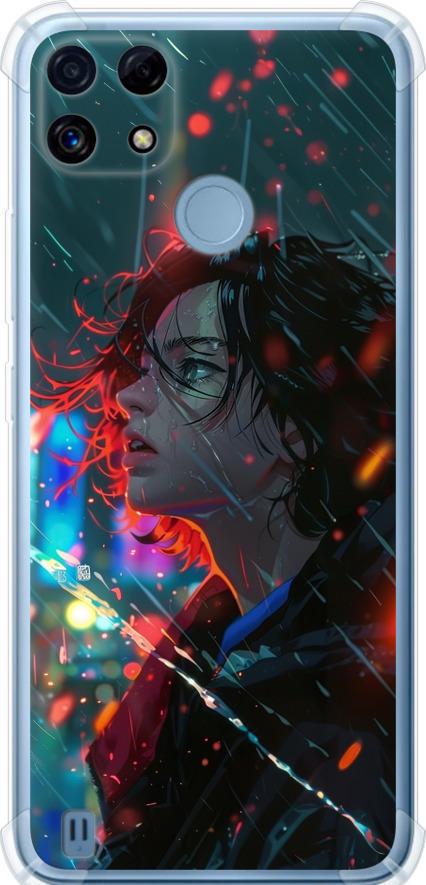 Чехол на Realme C21 Ночные огни (6096sp-2321-42517)