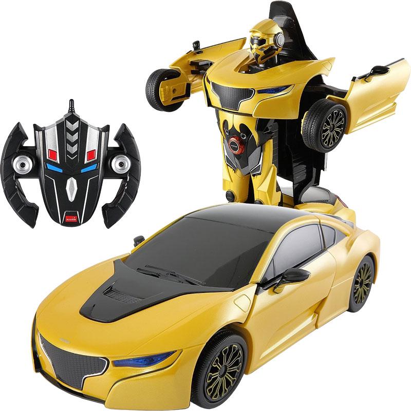 Детская машинка трансформер Rastar на радиоуправлении 1:14 Желтый (454.00.12) - фото 4 Детская машинка трансформер Rastar на радиоуправлении 1:14 Желтый (454.00.12) - фото 4