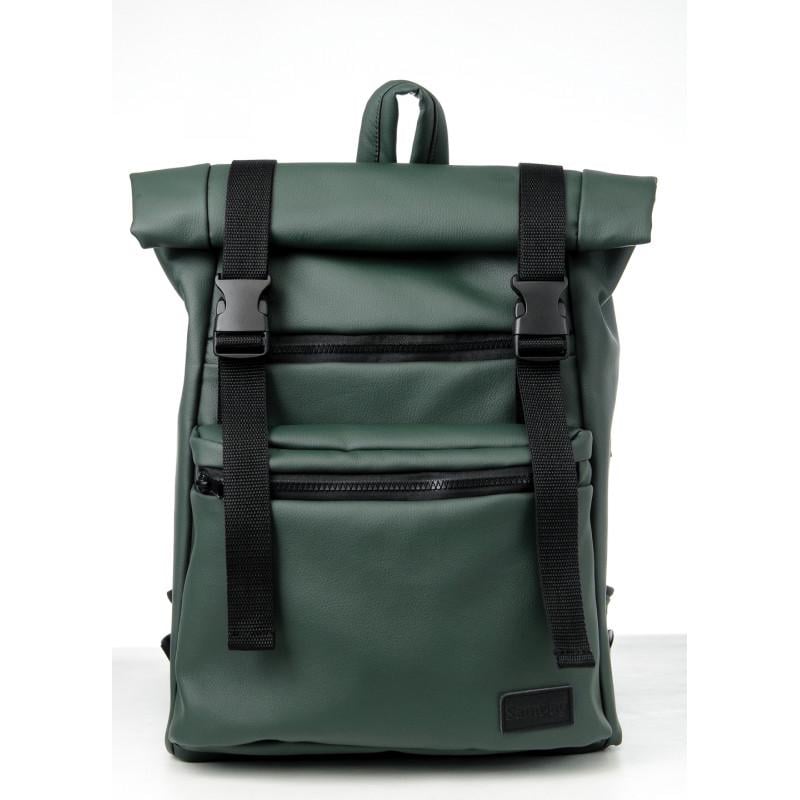 Рюкзак ролл Sambag унисекс RollTop LTT 41x30x16 см Зеленый