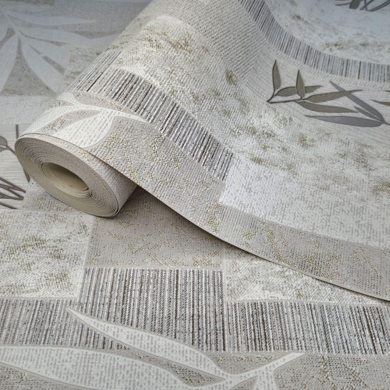 Обои виниловые Славянские обои Comfort Канкун 9396-01 для гостиной/спальни и коридора 10x0,53 м Бежевый Белый/Золотистый (2496727497) Обои виниловые Славянские обои Comfort Канкун 9396-01 для гостиной/спальни и коридора 10x0,53 м Бежевый Белый/Золотистый (2496727497)