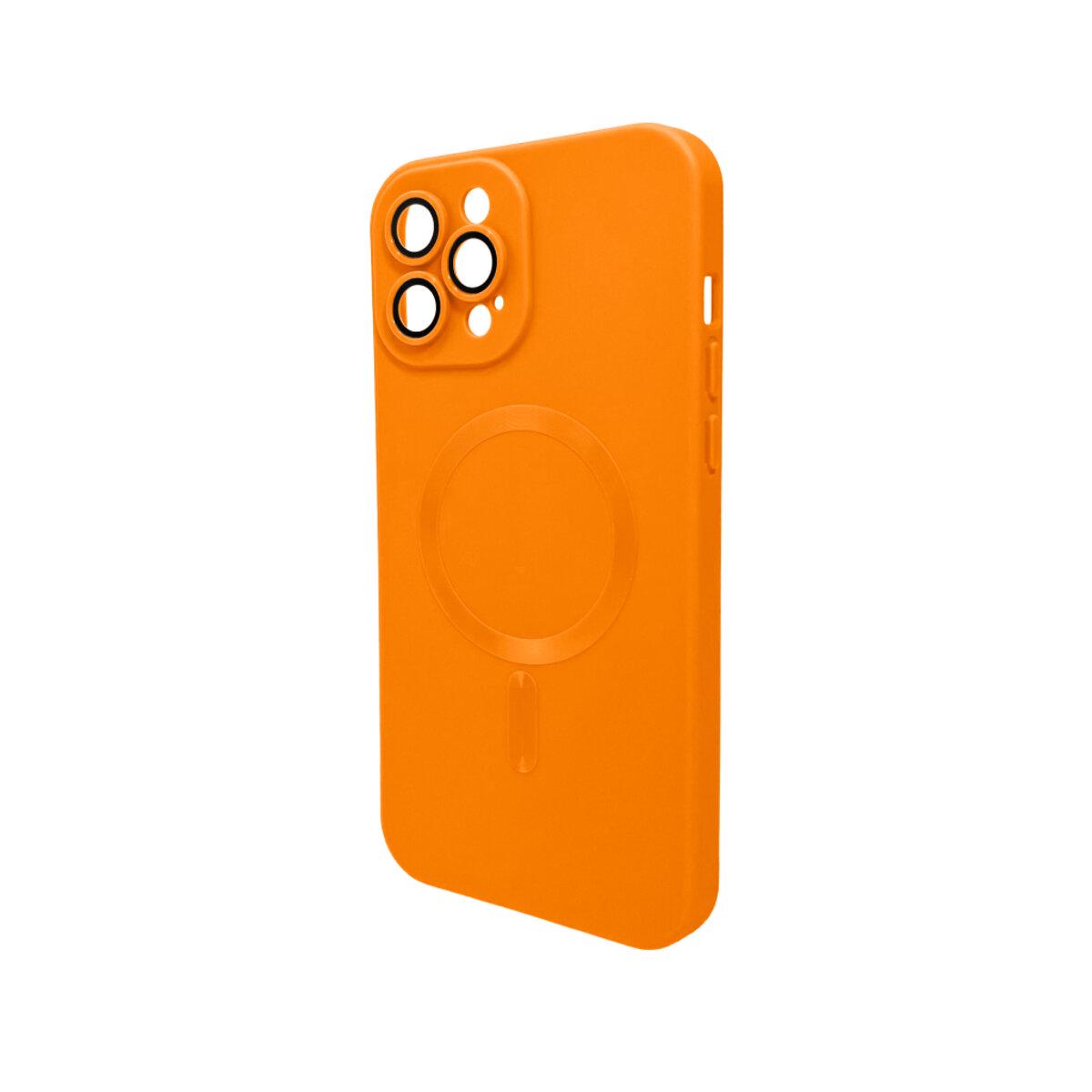 Противоударный чехол для Apple iPhone 12 Pro Max Cosmic Frame MagSafe Color / Orange