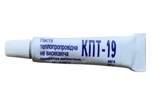 Паста теплопровідна КПТ-19 17 град в тюбику (14237)