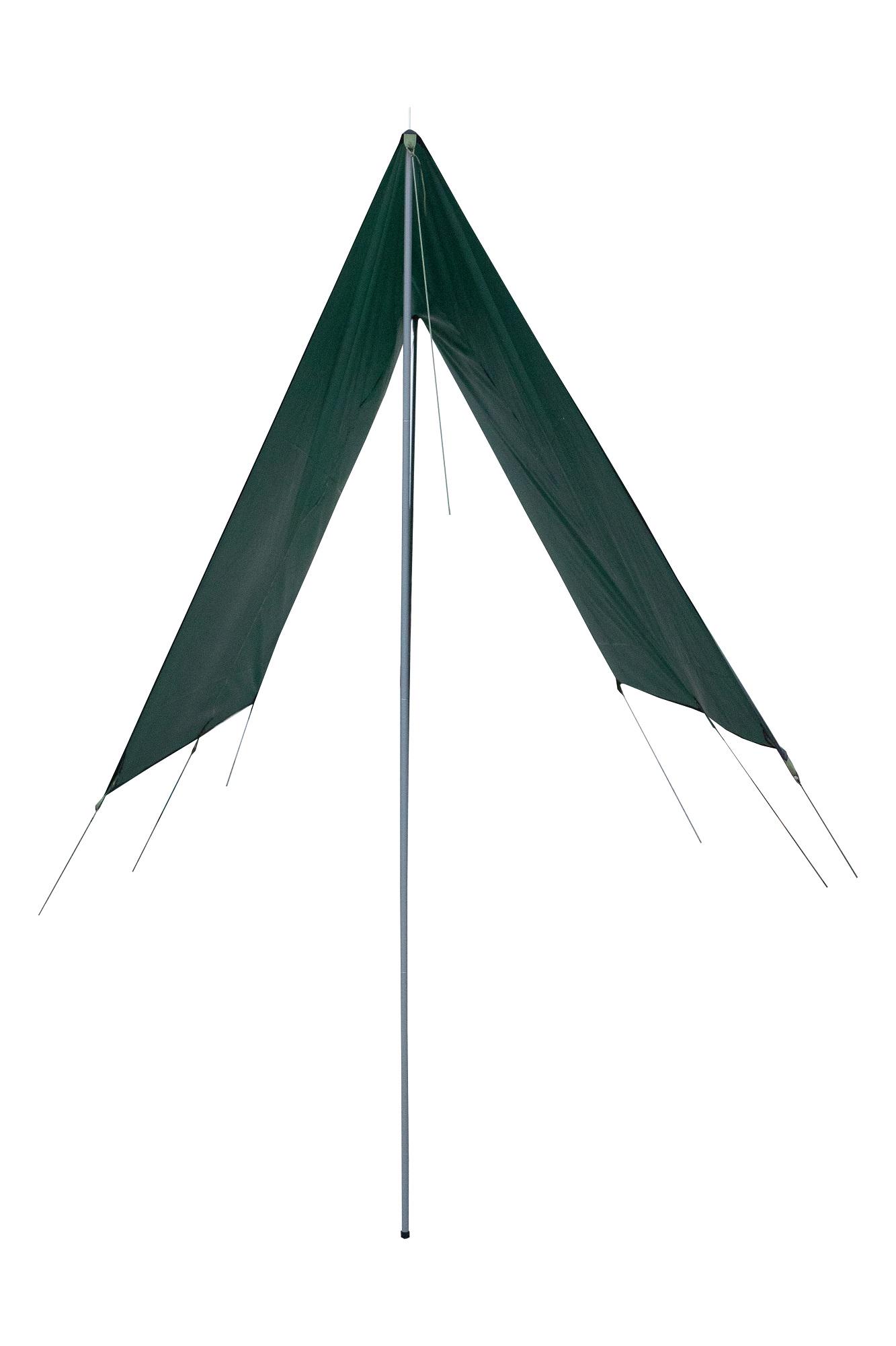 Тент со стойками Tramp 3х3 м Green (UTRT-104) - фото 3