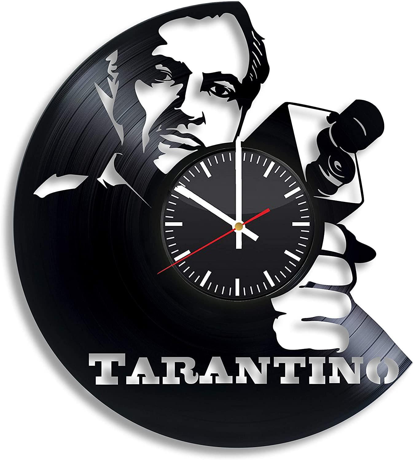 Часы настенные Квентин Тарантино 2483 из виниловой пластинки