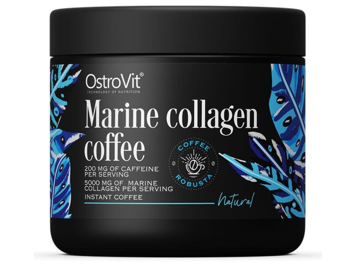 Кофе с морским коллагеном OstroVit Marine Collagen Coffee Natural 150 g - фото 1