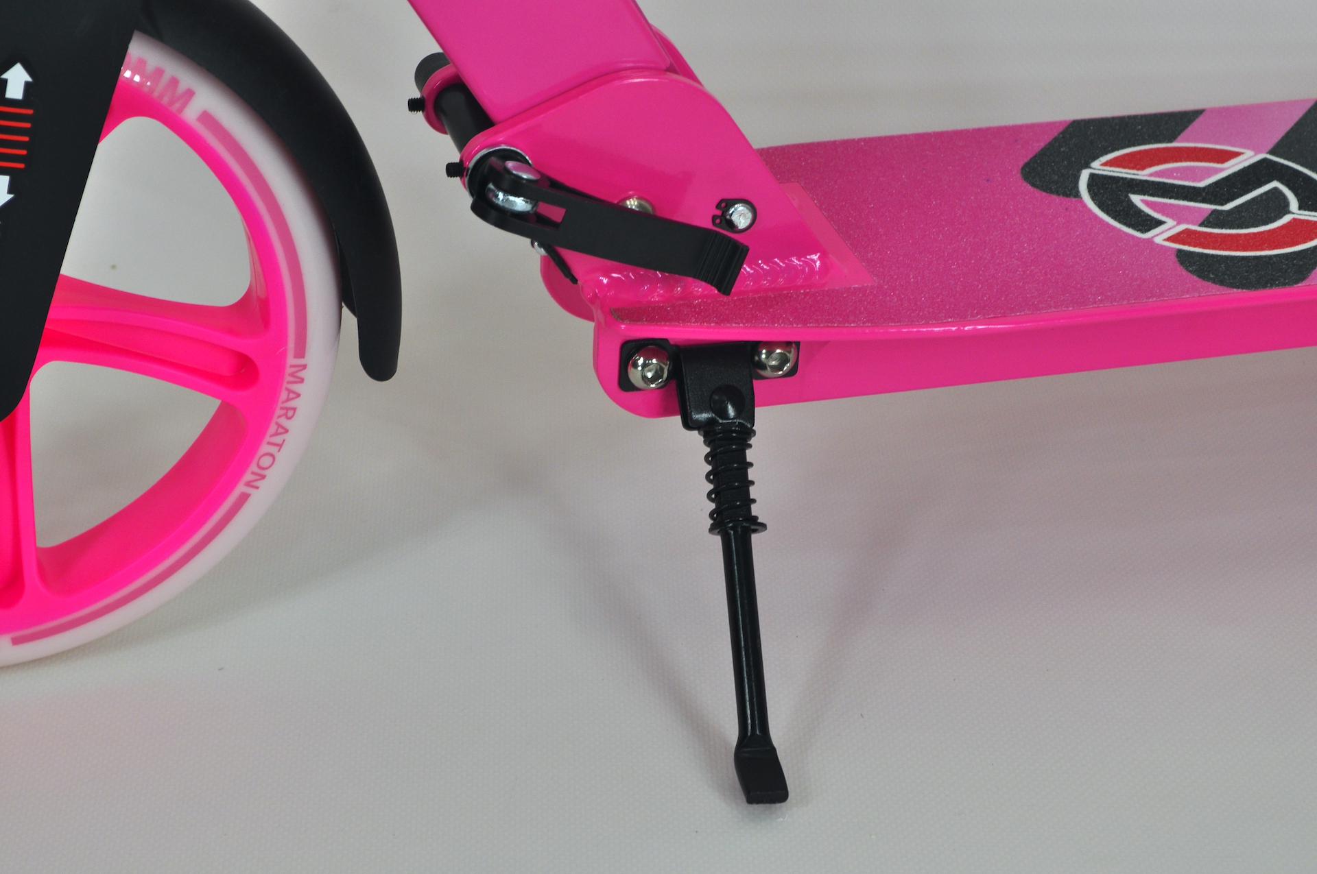 Самокат Maraton Comfort двоколісний з підногою і ременем Рожевий - фото 8 Самокат Maraton Comfort двоколісний з підногою і ременем Рожевий - фото 8