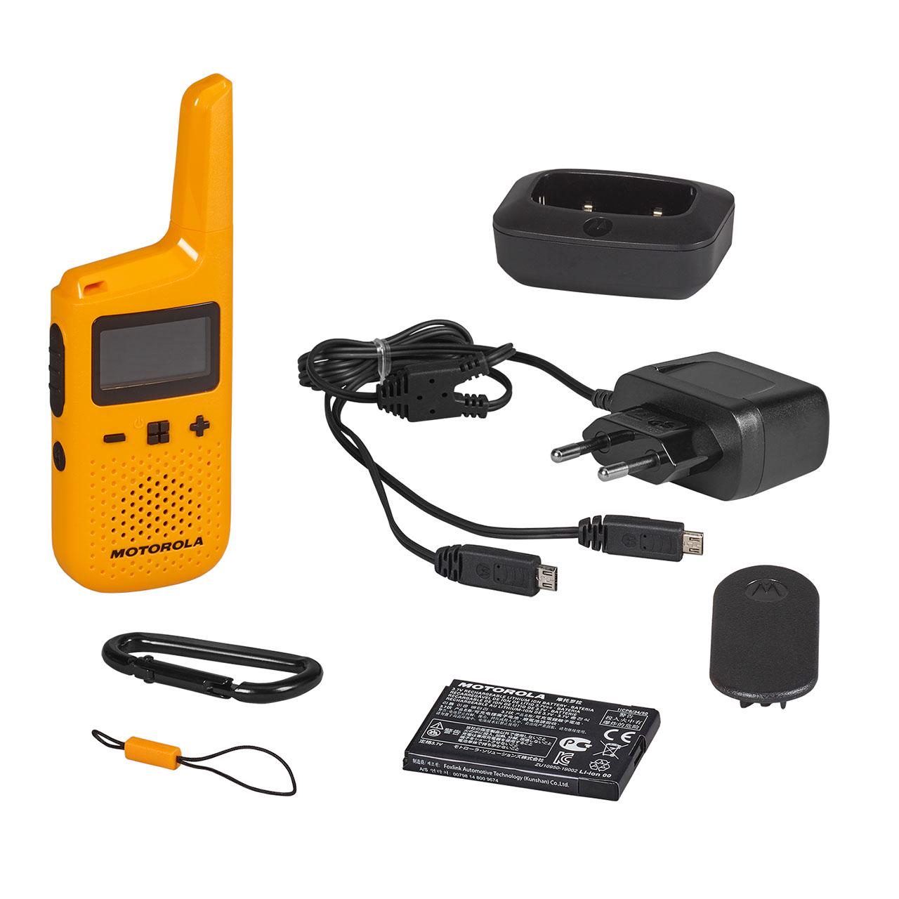 Рация Motorola TALKABOUT T72 Twin Pack & Chgr WE 2 шт. - фото 7