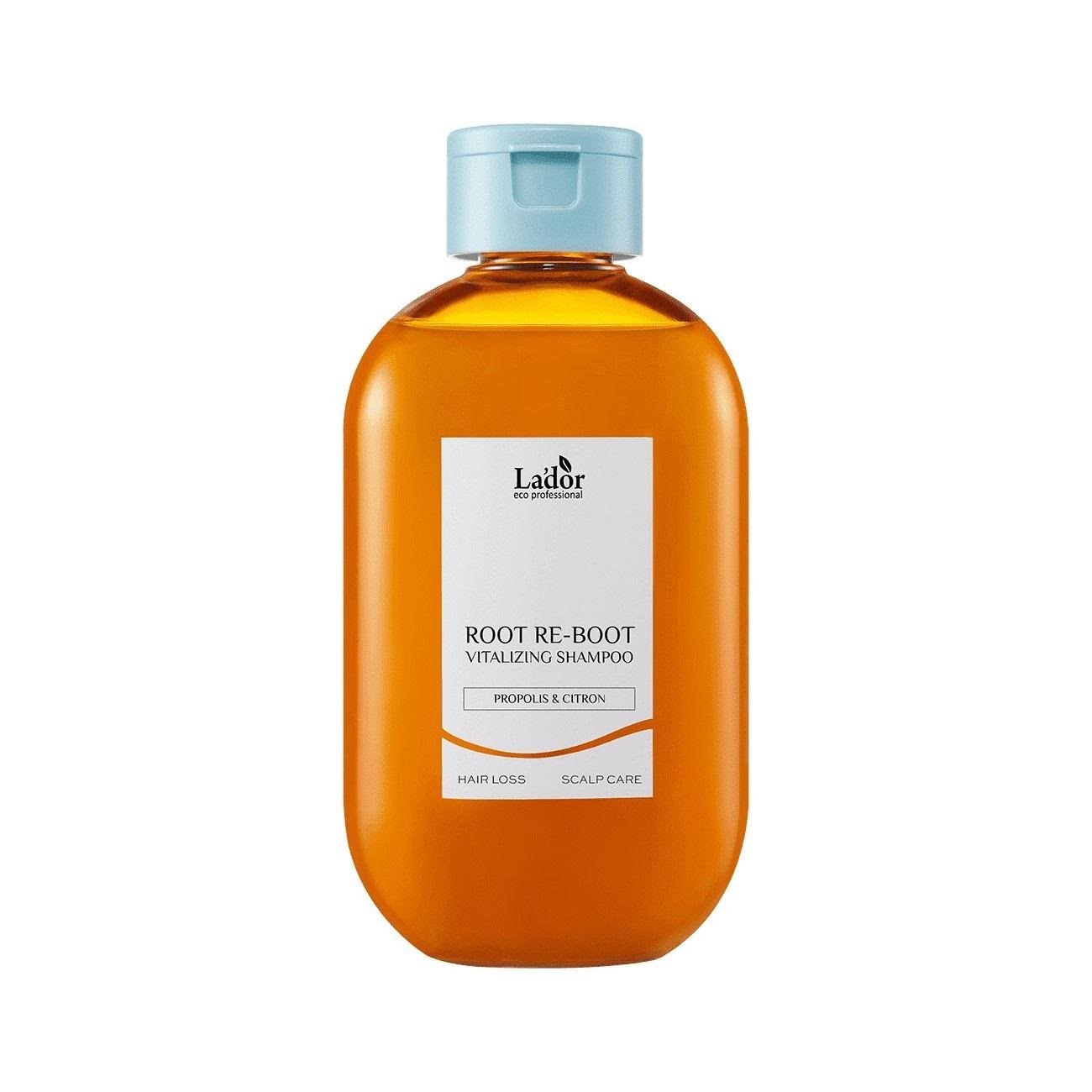 Шампунь для сухой кожи головы Lador Root Re-Boot Vitalizing Shampoo Propolis&Citron 300 мл (8808033022264)