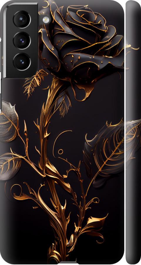 Чехол на Samsung Galaxy S21 Plus Роза 3 (5552m-2115-42517) Чехол на Samsung Galaxy S21 Plus Роза 3 (5552m-2115-42517)