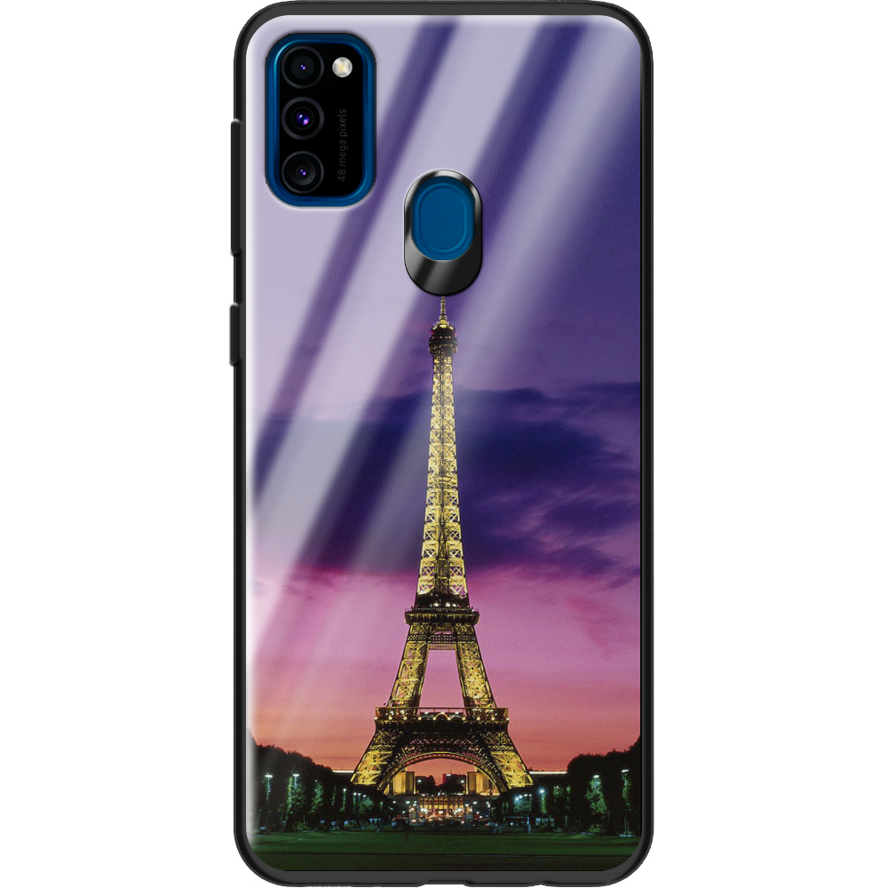 Чохол Boxface Samsung M307 Galaxy M30s Опівночі в Парижі Чорний силікон зі склом (38209-up964-38348)