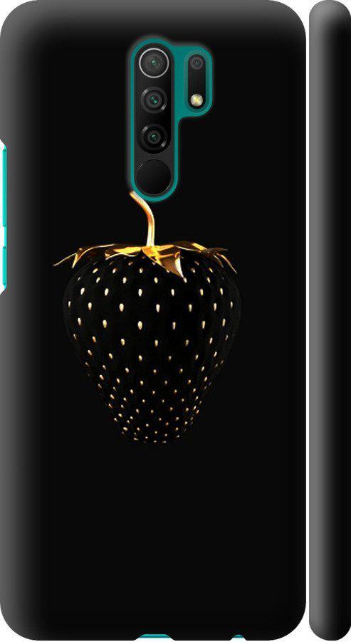 Чехол на Xiaomi Redmi 9 Черная клубника (3585m-2019-42517)