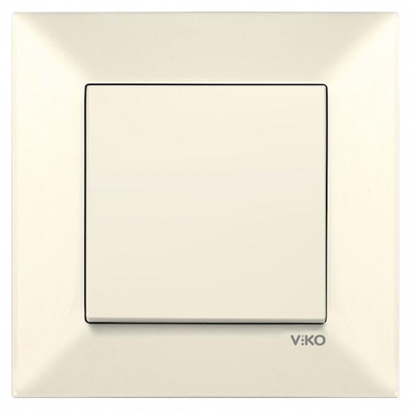Выключатель одноклавишный Viko Meridian Кремовый (27548770)