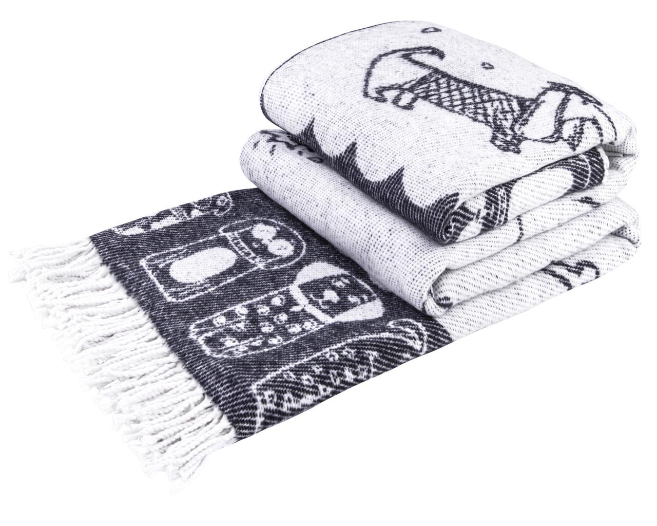 Плед хлопковый Love You Собаки 140x200 см (4145)