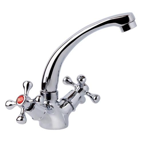 Смеситель для кухни Sanitary Wares Delta 272 SWDEL272 двухвентильный Хром (110723)