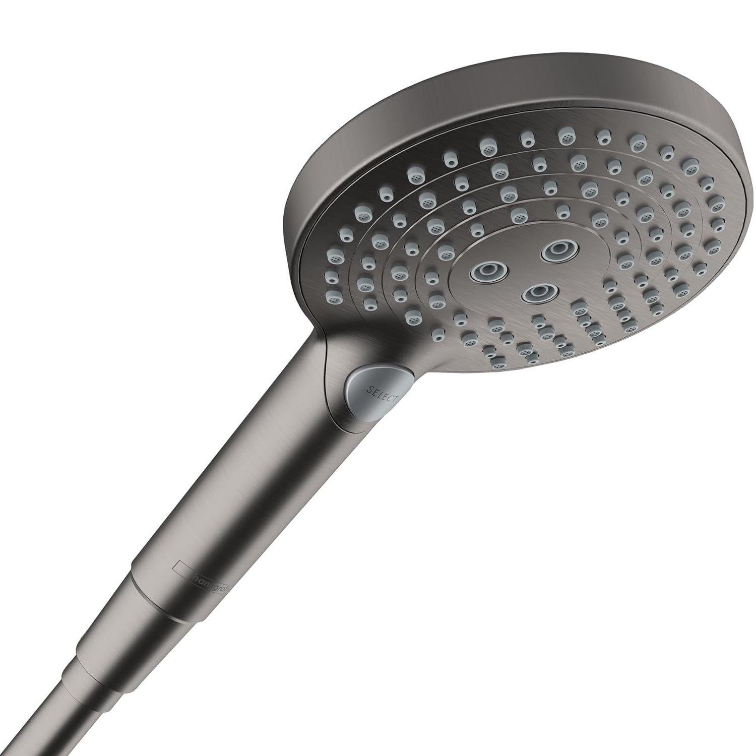 Душова лійка Hansgrohe Raindance Select S 26014340 з кнопкою 125 мм Графітовий (233816)