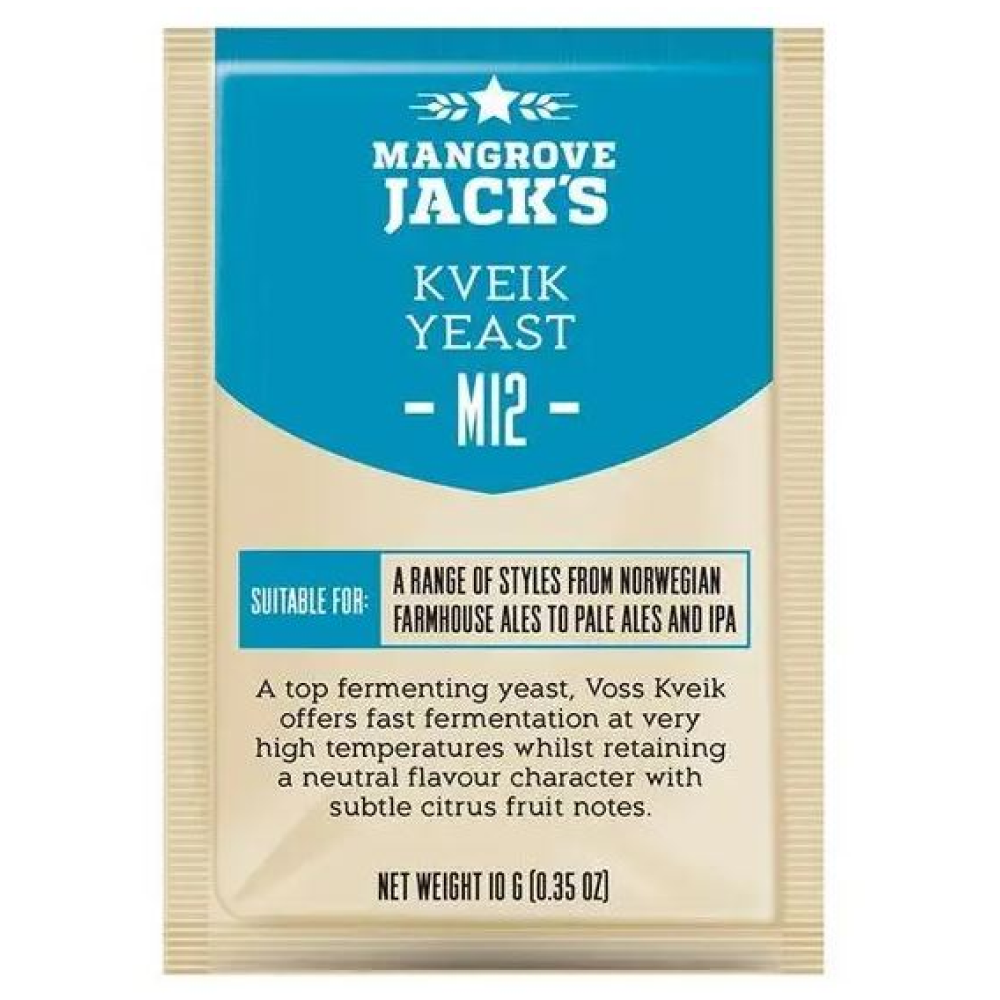 Дрожжи пивные Mangrove Jack's M12 Kveik 10 г (3433) Дрожжи пивные Mangrove Jack's M12 Kveik 10 г (3433)