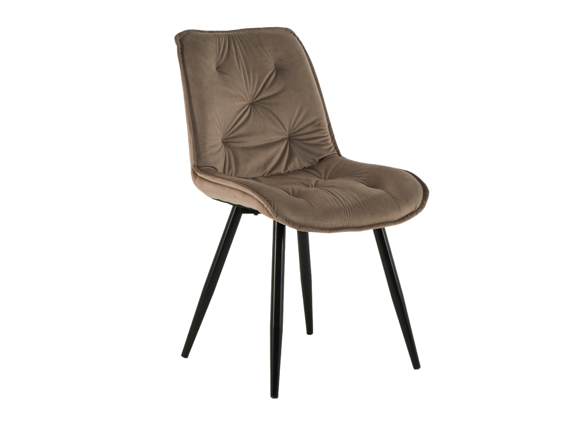 Стул обеденный Vetro Mebel M-48 Капучино/Черный (32010974)