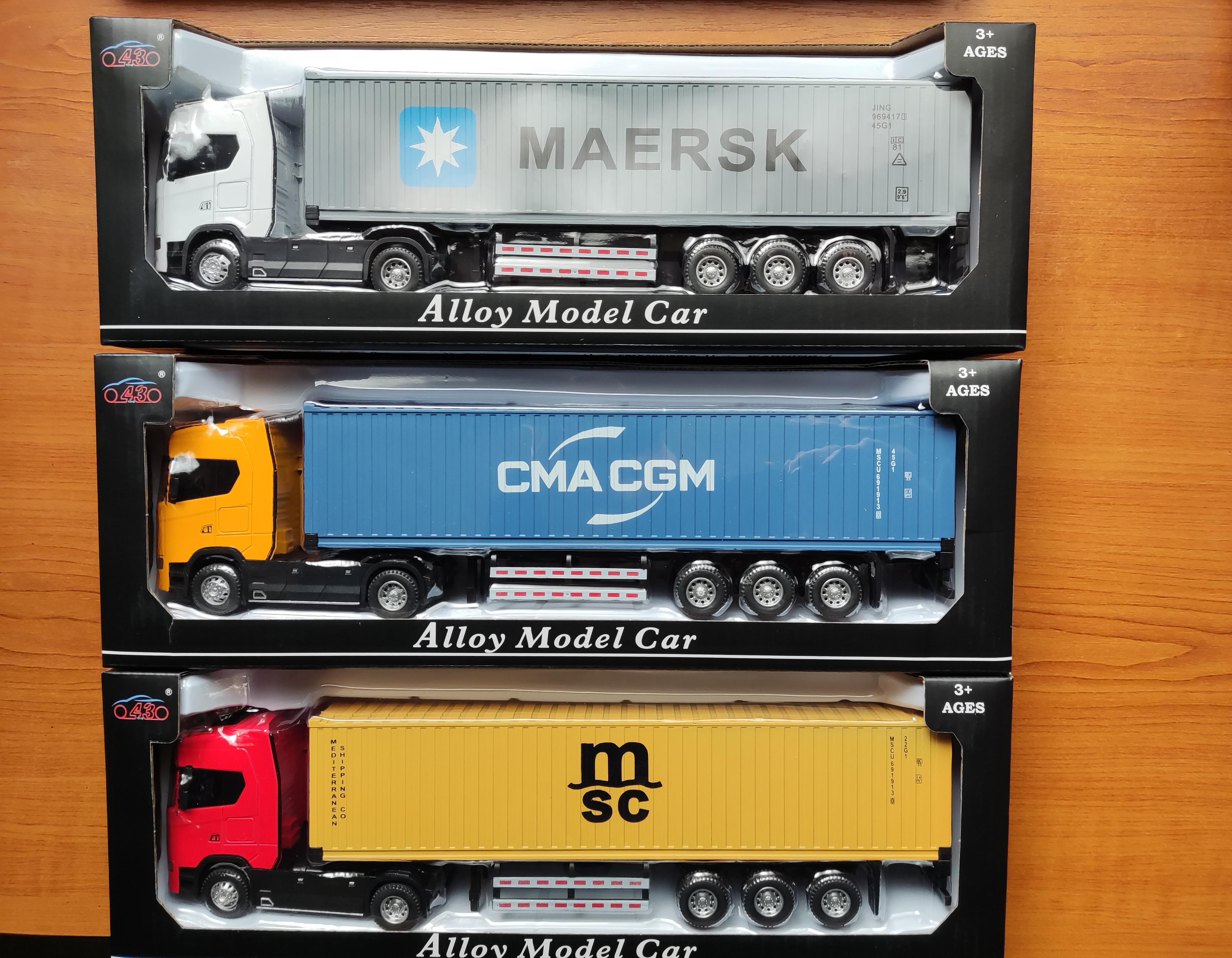 Машинка металлическая контейнеровоз SCANIA (29747375) - фото 21 Машинка металлическая контейнеровоз SCANIA (29747375) - фото 21