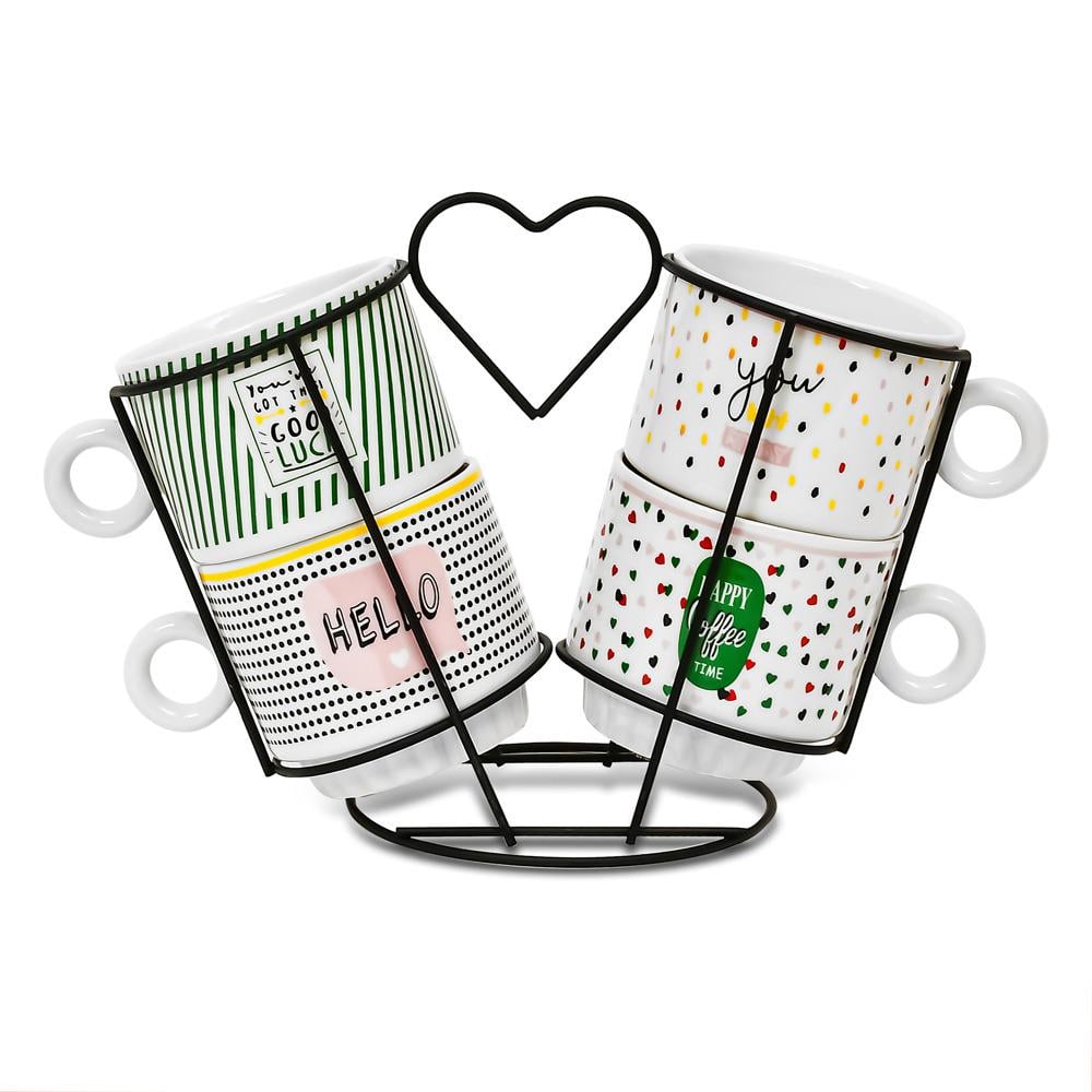 Чашки на подставке Mood 5 250 мл (R93939)