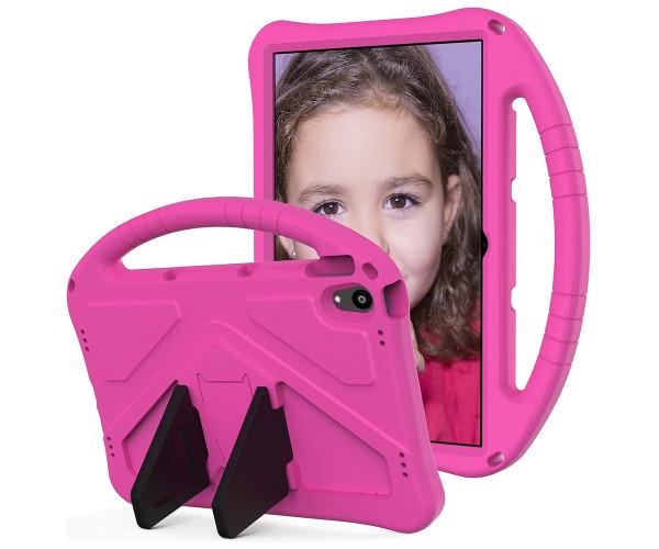 Чехол-накладка Kids with Stand для Lenovo Tab P11/P11 Plus с ручкой Розовый