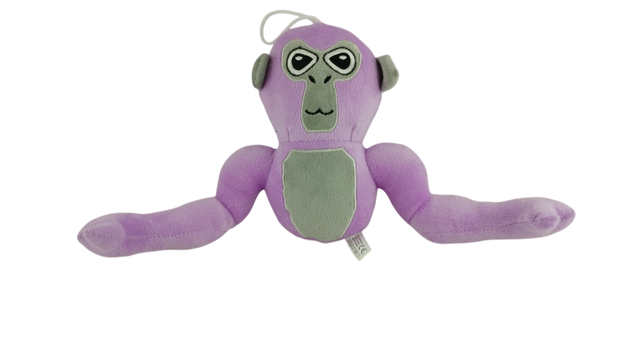 Мягкая игрушка Горила 36 см Сиреневый (000027)