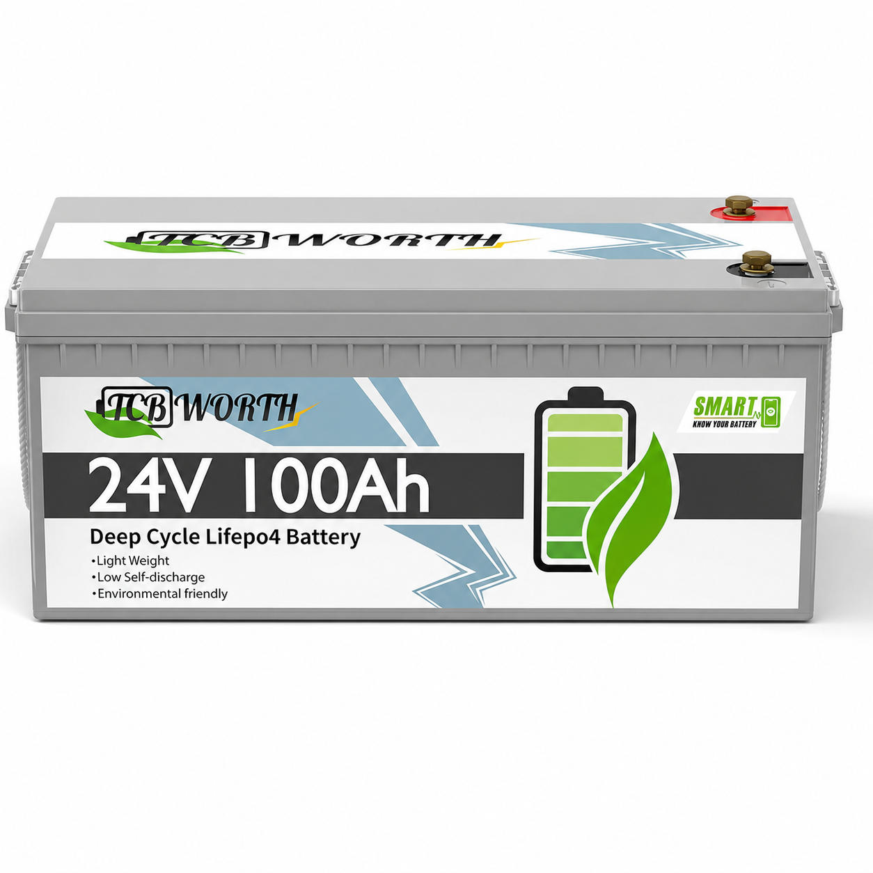 Аккумулятор TCBWorth LiFePO4 24V/100AH 2560Wxh Bluetooth (349487) Аккумулятор TCBWorth LiFePO4 24V/100AH 2560Wxh Bluetooth (349487)