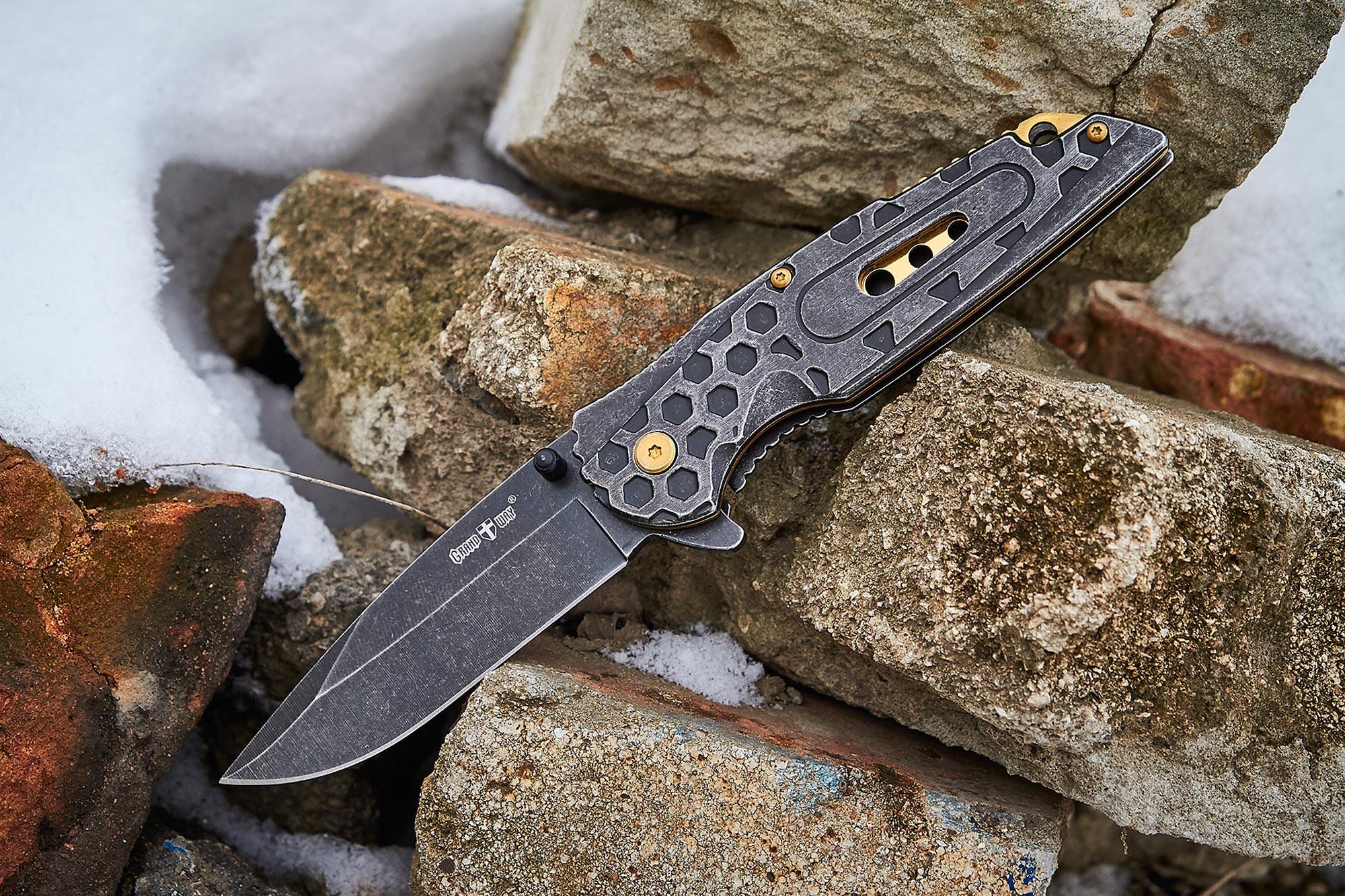 Нож складной туристический EDC Grand Way WK 0128