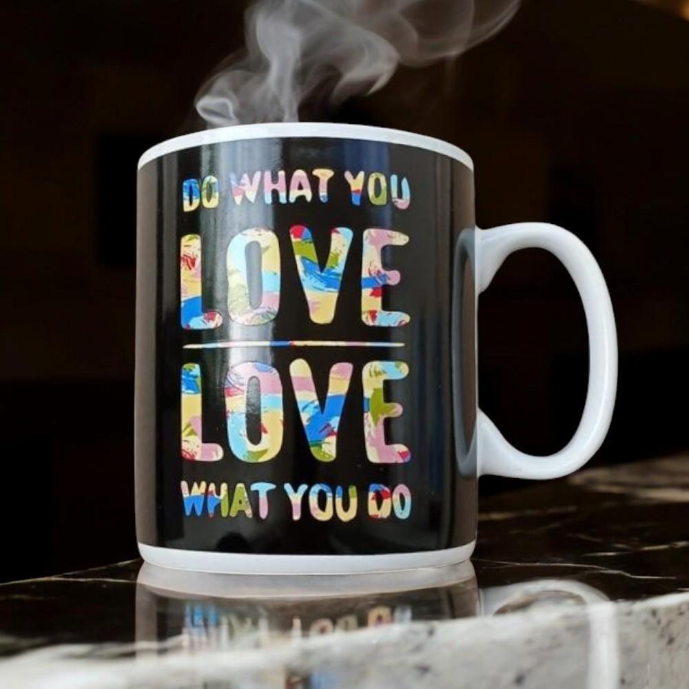 Кружка керамическая "Do what you love" 1 л Черный - фото 9 Кружка керамическая "Do what you love" 1 л Черный - фото 9