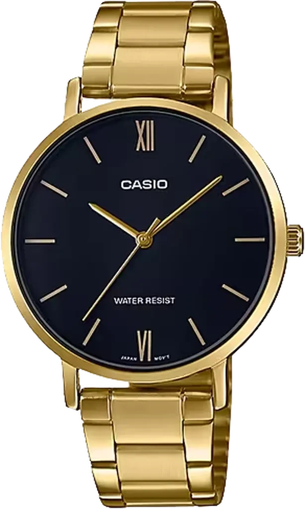 Наручные часы женские Casio LTP-VT01G-1B Lady Timeless Collection Черный (2823496982)