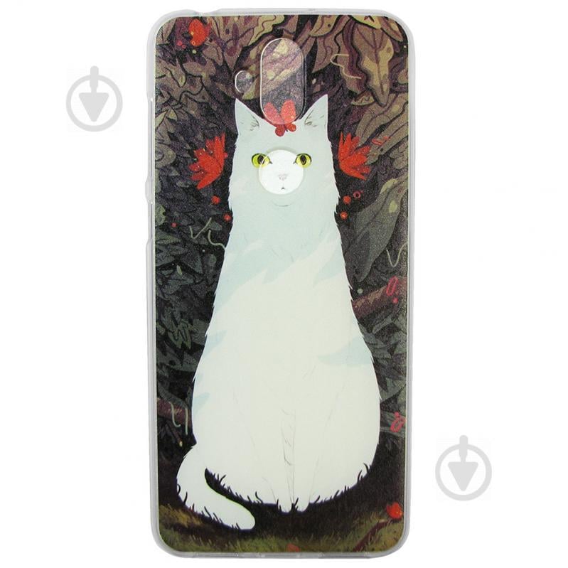 Чохол із малюнком Printed Silicone для Asus Zenfone 5 Lite ZC600KL Кішка Різнокольоровий (hub_AYKV28768)
