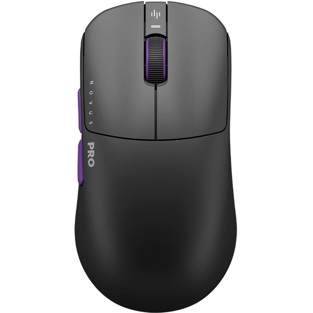 Комп'ютерна мишка бездротова ігрова Dark Project Novus Pro Wireless PixArt PAW3395 2,4 ГГц USB-A Black/Purple (DPP_Novus_PRO_BB) Комп'ютерна мишка бездротова ігрова Dark Project Novus Pro Wireless PixArt PAW3395 2,4 ГГц USB-A Black/Purple (DPP_Novus_PRO_BB)