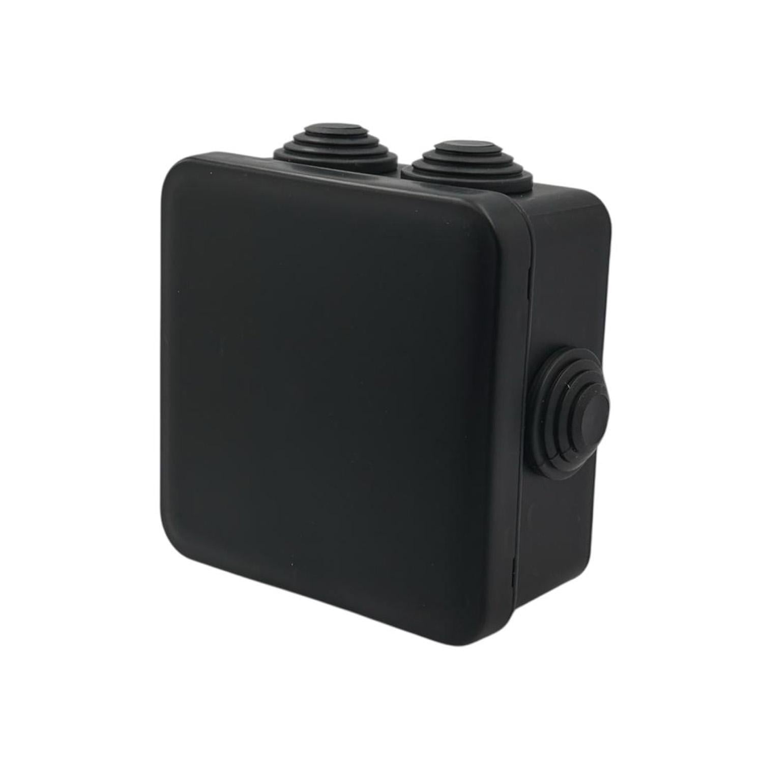 Коробка распределительная герметичная наружная квадратная IP55 100х100x50 мм Черный