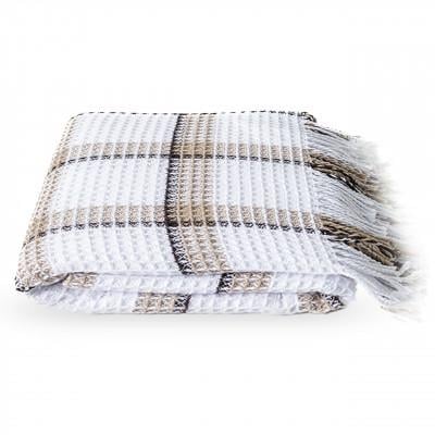 Плед круїз 140x200 см Бежевий - фото 1 Плед круїз 140x200 см Бежевий - фото 1