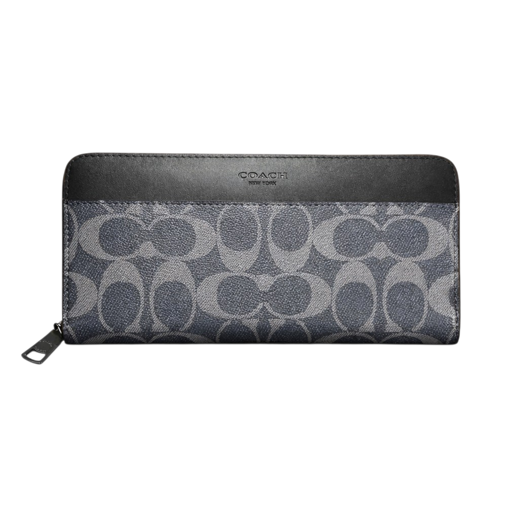 Гаманець Coach Accordion Wallet In Signature Canvas Denim