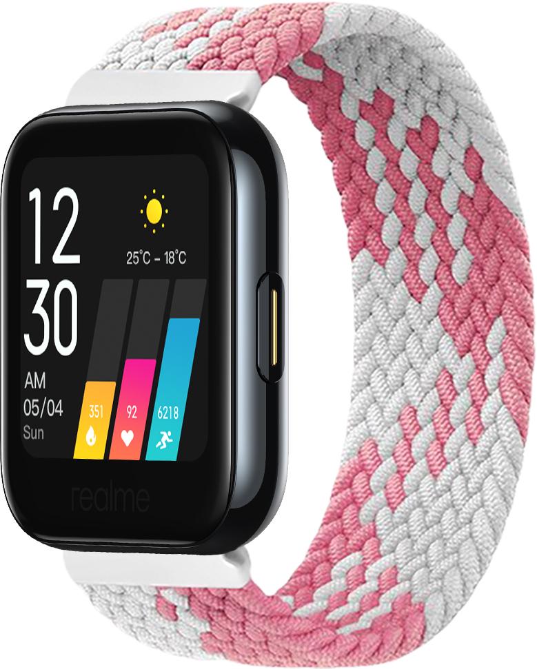 Ремешок Solo Loop Multi для Realme Watch (145 мм) Pink/White (26276-52)