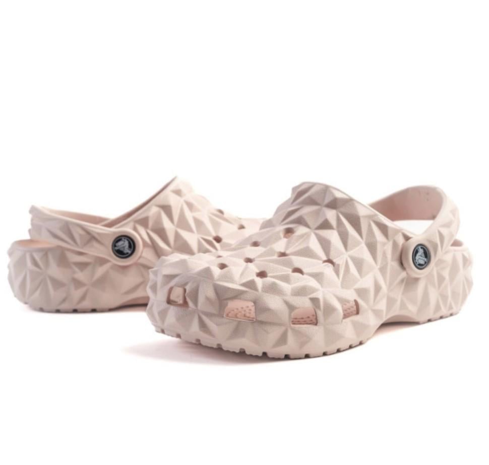 Крокси жіночі Crocs Geometric Clog р. 36-37 Рожевий (25503)