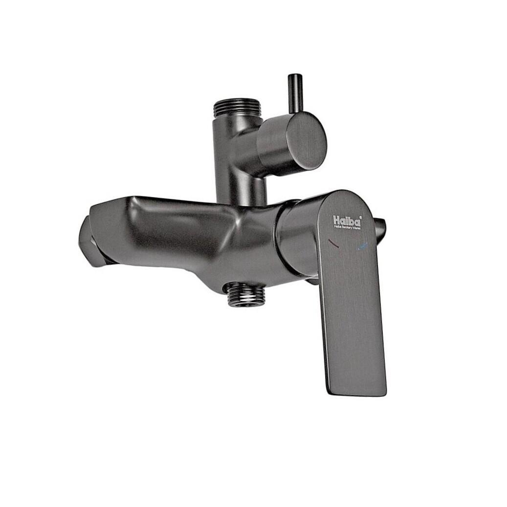 Душевая колонна со смесителем и удлинителем в комплекте Haiba Alex 003-J Graphite (HB3996) - фото 8 Душевая колонна со смесителем и удлинителем в комплекте Haiba Alex 003-J Graphite (HB3996) - фото 8