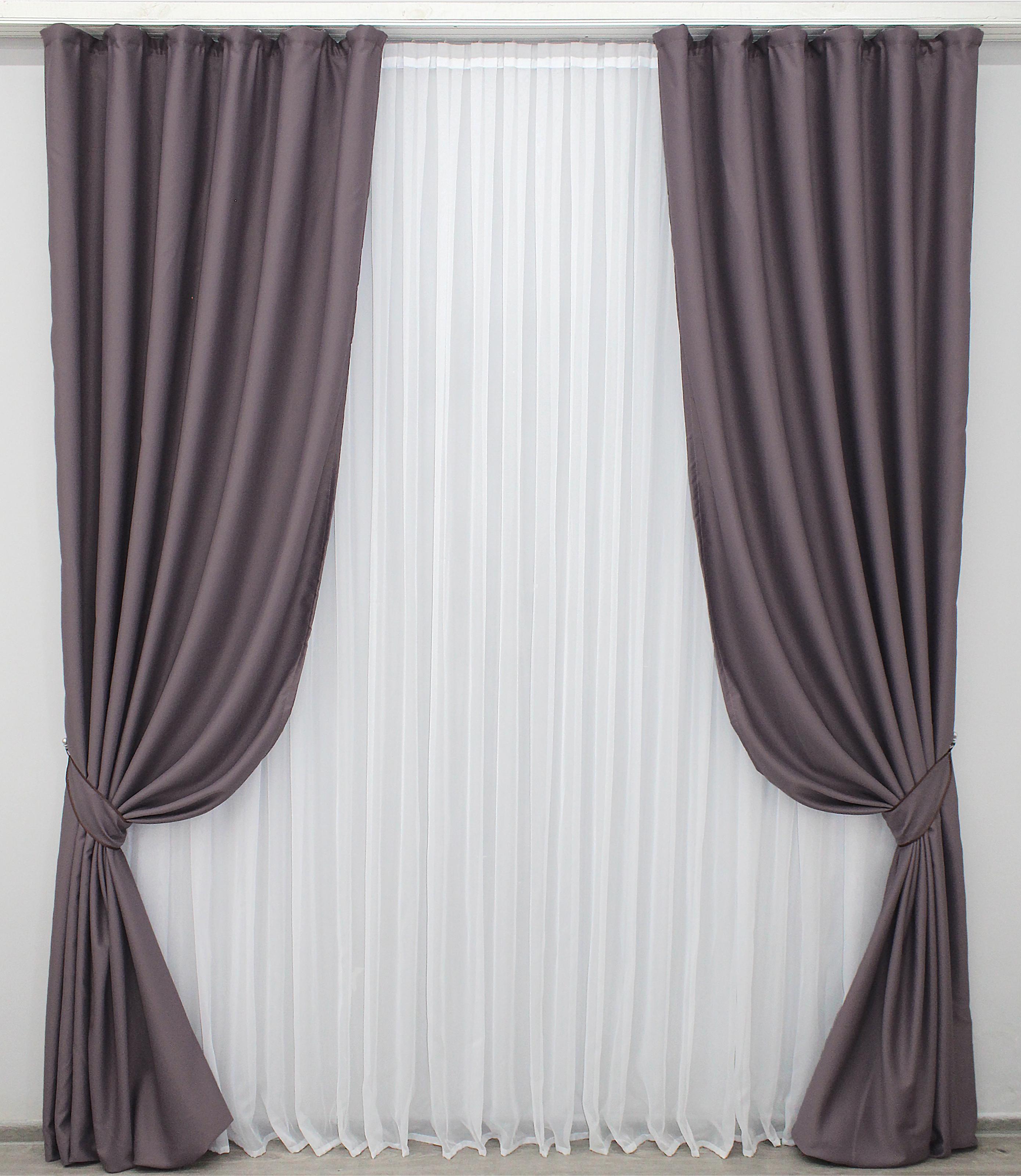 Комплект штор VR-Textil Midnight № 1231ш блекаут 150х290 см 2 шт. Марсала (33-0078) - фото 1 Комплект штор VR-Textil Midnight № 1231ш блекаут 150х290 см 2 шт. Марсала (33-0078) - фото 1