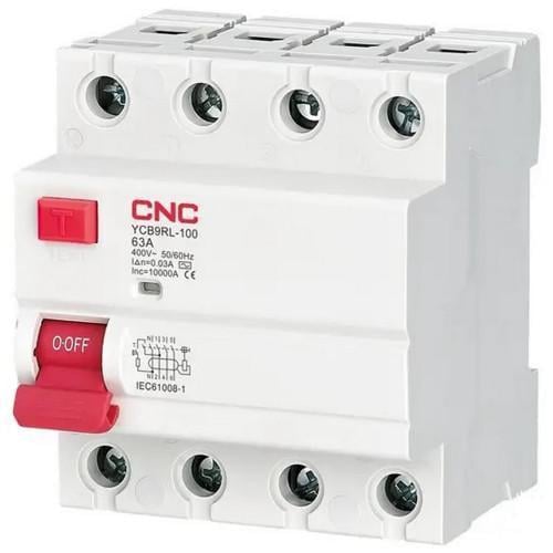 Реле дифференциальное CNC УЗО YCB9RL-100 100А 3P+N 6kA 30mA (Б00041356) Реле дифференциальное CNC УЗО YCB9RL-100 100А 3P+N 6kA 30mA (Б00041356)