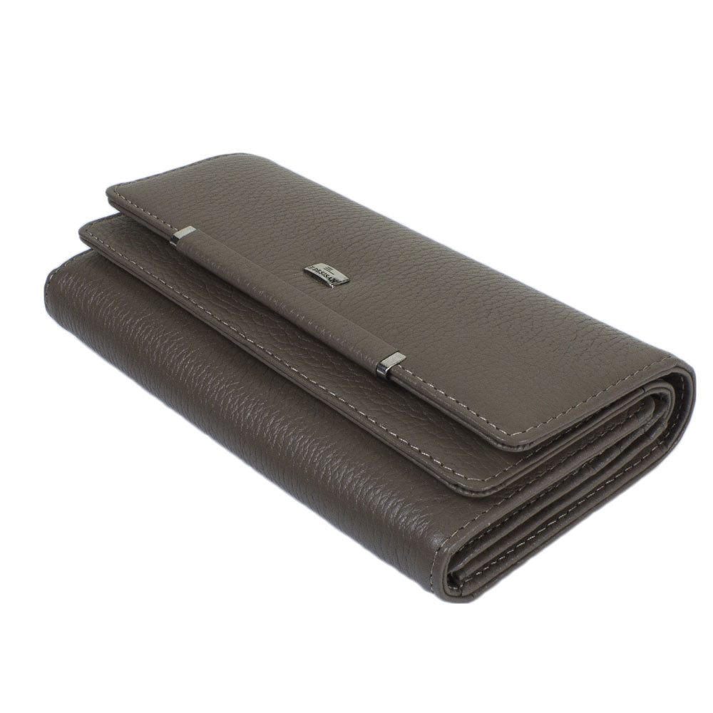 Кошелек женский кожаный DESISAN 8450 Серый - фото 4