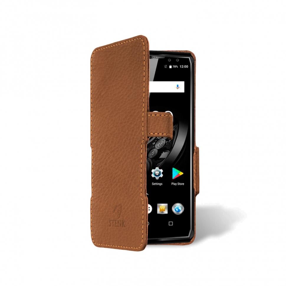 Чехол книжка Stenk Prime для Oukitel K10 Коричневый (63665)