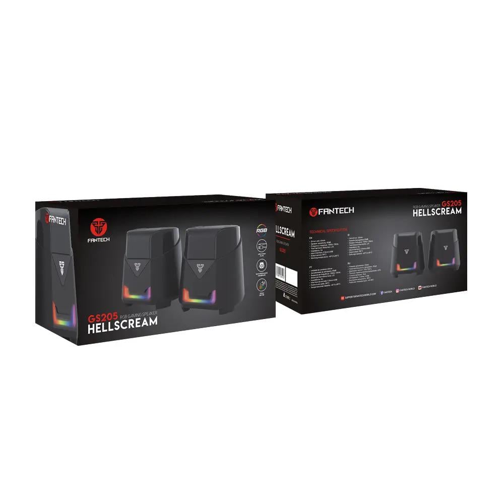 Колонки для ПК Fantech GS205 Hellscream 2.0 з RGB підсвічуванням 45 мм 6 Вт (ЦУ-00038560) - фото 6