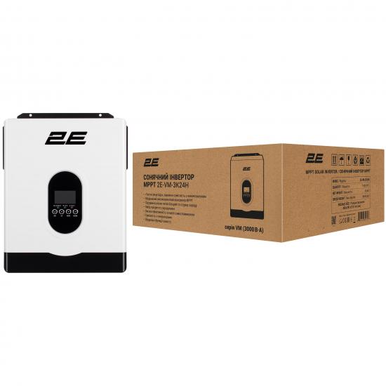 Инвертор для солнечных батарей 2E VM-3K24H 3000VA 2700W 24V со встроенным сетевым/солнечным зарядным устройством - фото 7