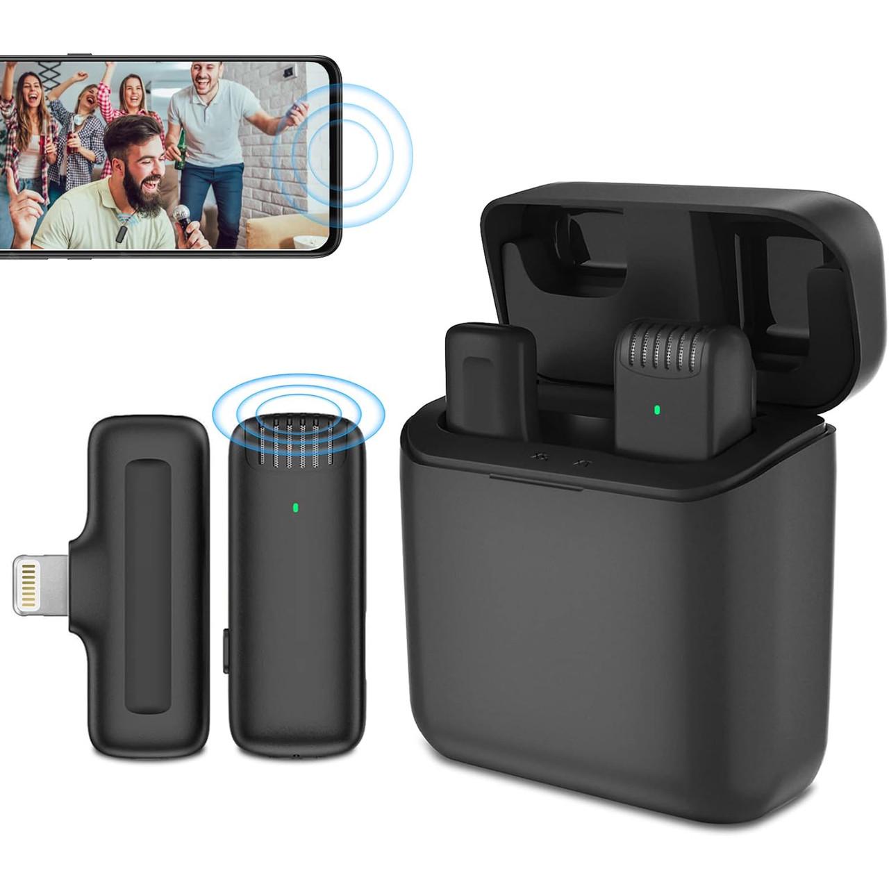 Микрофон беспроводной петличный Savetek P31 Lightning для iPhone/iPad с зарядным кейсом до 20 м - фото 5