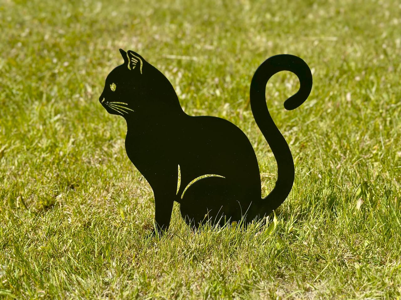 Садовая фигура Кошка металлическая для вашего двора/патио/сада/поляны (DCR008) - фото 3 Садовая фигура Кошка металлическая для вашего двора/патио/сада/поляны (DCR008) - фото 3