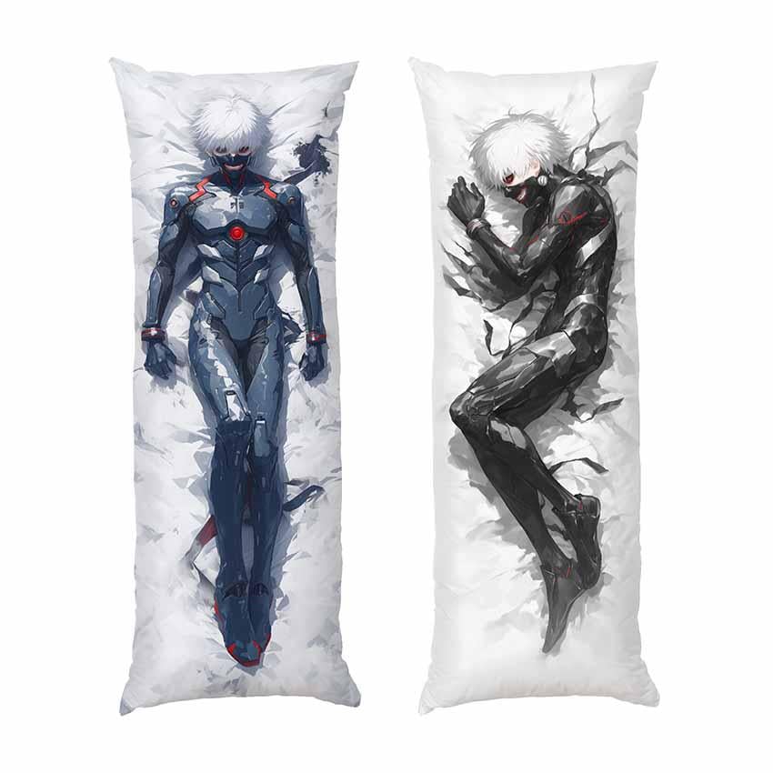 Подушка дакімакура Kaneki Ken in armor Tokyo Ghoul габардин 70х30 см (113145)
