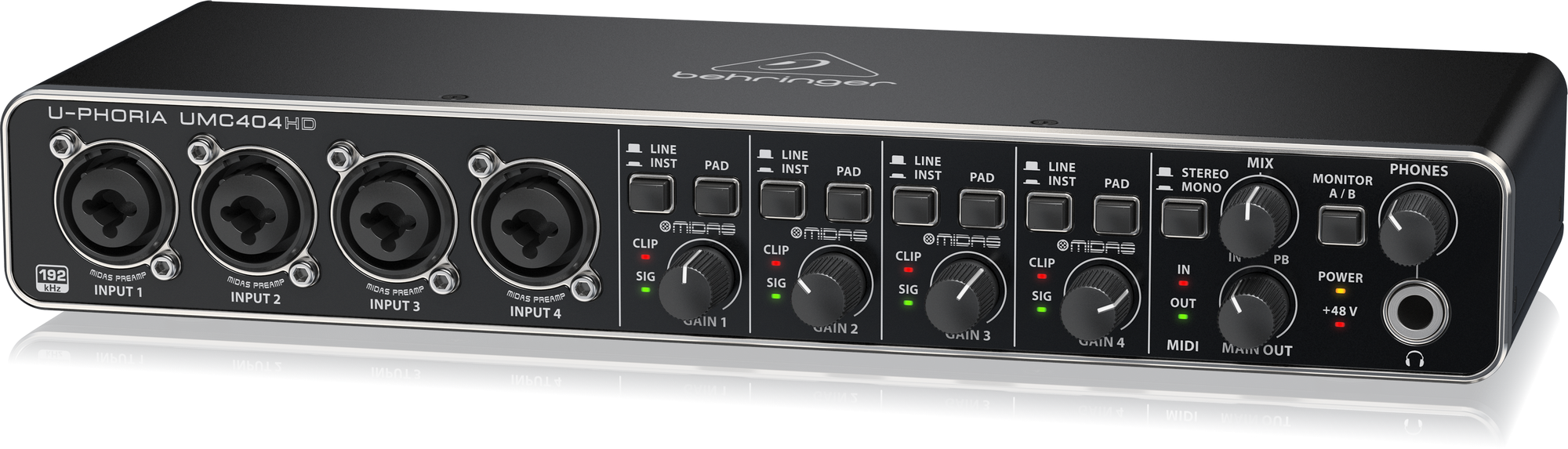 6/16のみ値下げ！Behringer U-PHORIA UMC404HD 本体 ᐉ Звуковая карта Behringer U-Phoria UMC 404 HD • Купить в Киеве