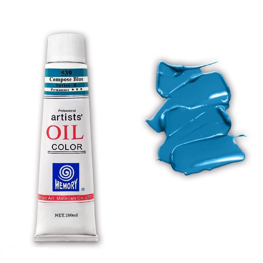 Краска масляная Memory professional 180 мл Небесно-голубой